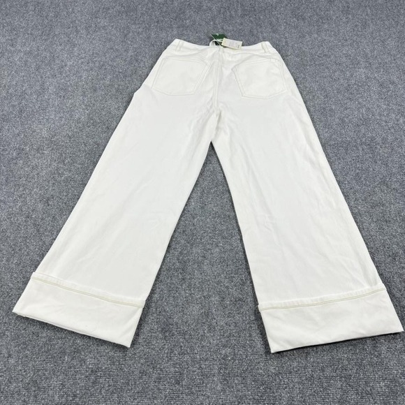 Halara Jeans Womens Medium White Halara Flex Denim Wide Leg High Rise Stretch - Picture 6 of 16